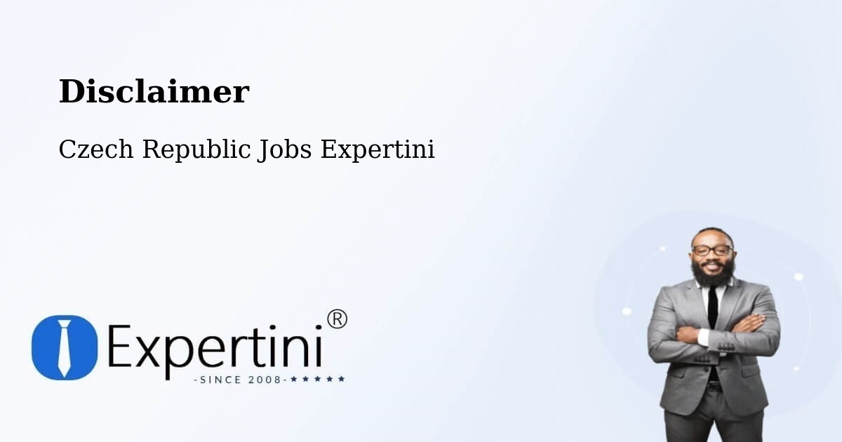 Disclaimer – Vyškov - Czech Republic Jobs Expertini